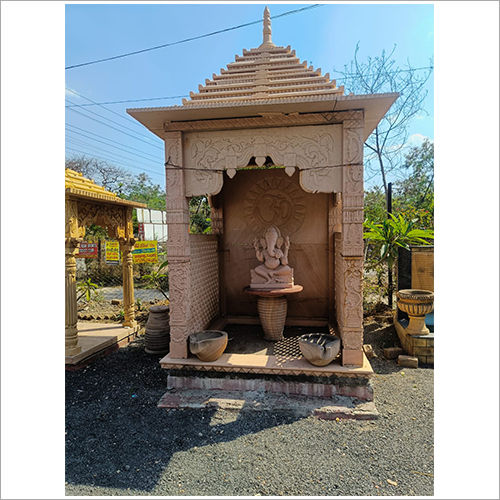 Acid Resistant Pink Sandstone Chatri