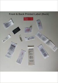 Front and Back Labels