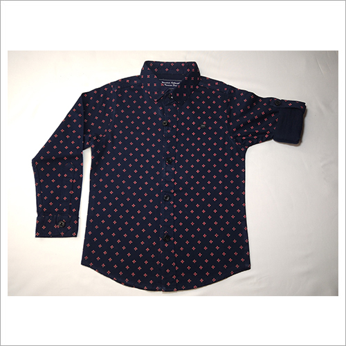 Blue Casual Kids Shirt Gender: Boys