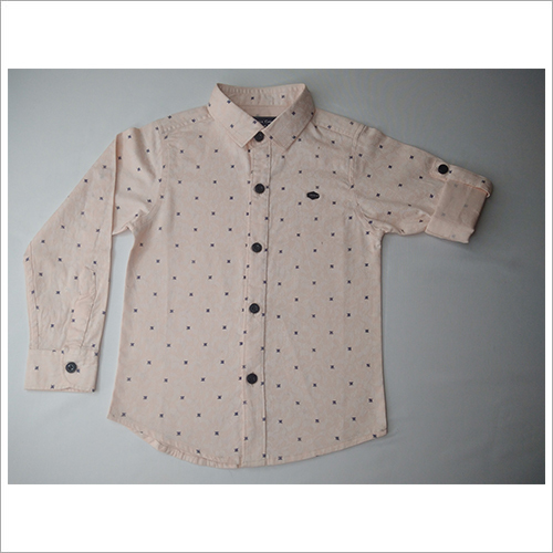Pink Casual Kids Shirt Gender: Boys