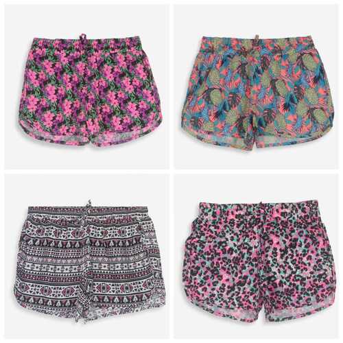 YD GIRLS AOP VISCOSE WOVEN SHORTS