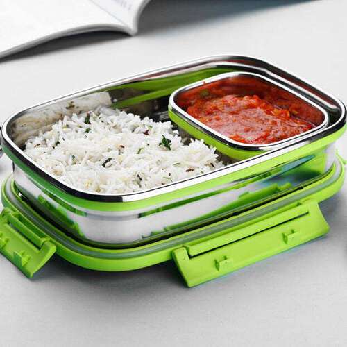 STAINLESS STEEL LUNCH PACK FOR OFFICE AND SCHOOL USE (8131)