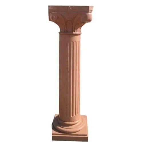 Round Sand Stone Pillars