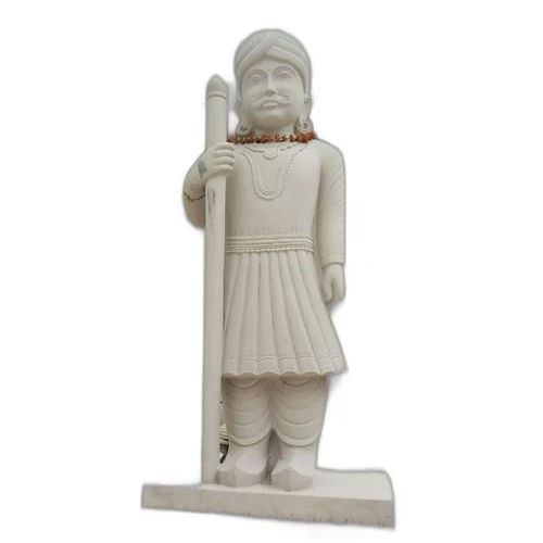 White Stone Watchman Statue