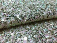 Sequins Fabrics For Womens Apparel - Pattern: Plain