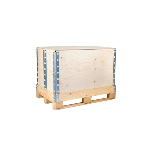 4 Way Rectangular Wooden Pallet Box