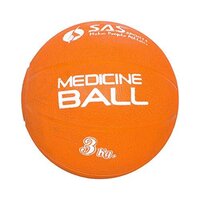SAS SPORTS Agility Rubber Medicine Ball 3 KG