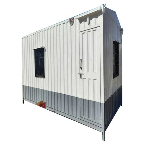 White And Grey Paint Coated Galvanized Portable Cabin