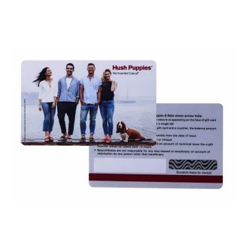 PVC Scratch Card