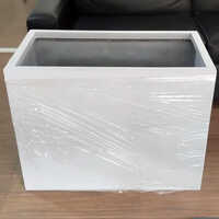 White Fibrotech Frp Planter