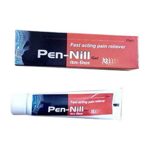 Pen Nill Gel - 25 GM Powerful Fast Acting Pain Reliever Gel, Natural Ingredients for Backache, Joint Pain, Inflammation Relief