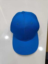 6 Panel Golf Cap - Cotton Blend, Different Sizes Available, Blue | Unisex Design For Versatile Wear And Stylish Outdoor Activities