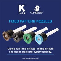 FIXED PATTERN NOZZLES
