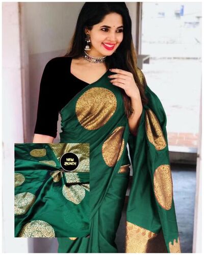 soft lichi  silk  saree