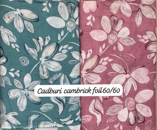 Pure Cotton Fabric - 100% Cotton, 44 Inch Width | Multicolor Printed, Quick Dry, Washable, Ideal for Summer Party Wear Suits & Sarees