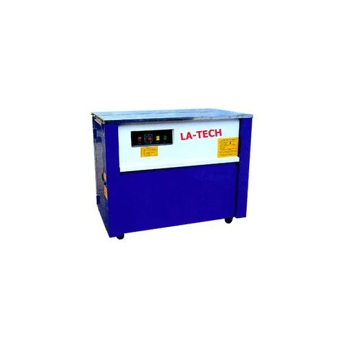 Semi-Automatic Box Strapping Machine - Mild Steel, PLC Control | Enhanced Speed, Precision Strapping with Heat Retention, Easy Operation, 12-Month Warranty