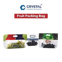 Fruit Packing Bag - Plastic, 100-500mm Size | Moisture Proof, Glossy/matt Finish, Ideal For Fresh Fmcg Products