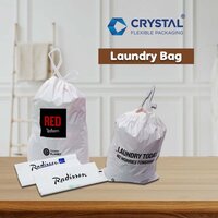 LDPE Laundry Bags - Plastic, Standard Size, White | Biodegradable, Moisture Proof, Customized Color & Size Options