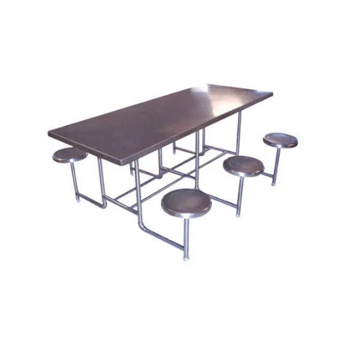 Silver Ss Dining Canteen Table