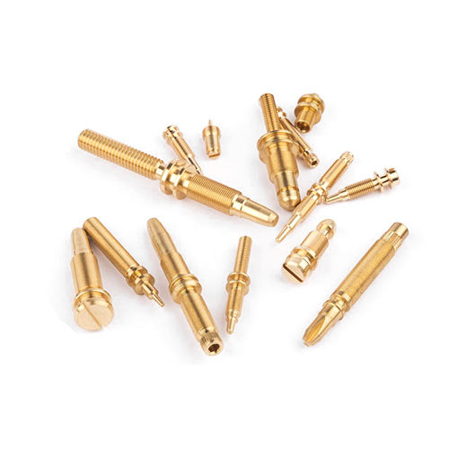 Golden Industrial Cnc Turned Component