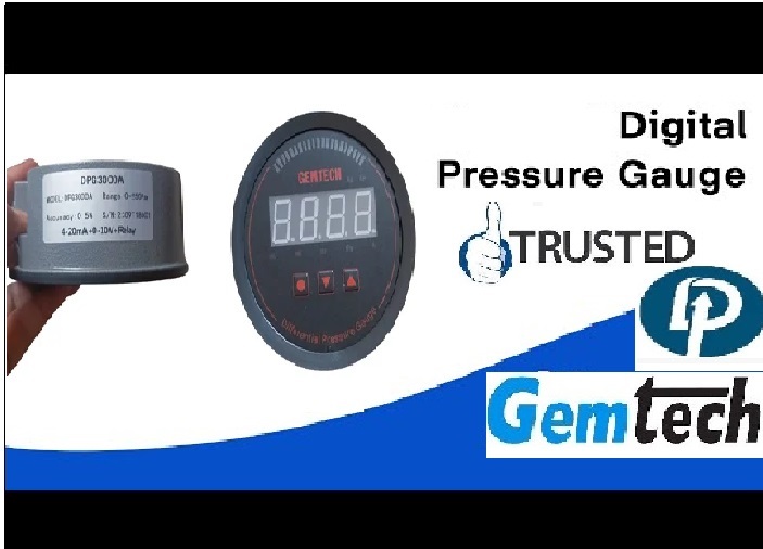 GEMTECH Series 3000 Digital Pressure Gauge Range 0 - 0.500 INCH WC for Sonipat