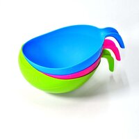 PLASTIC RICE BOWL FOOD STRAINER THICK DRAIN BASKET WITH HANDLE FOR RICE (2068)