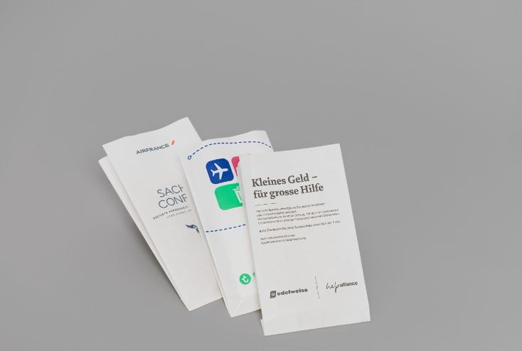 Air Sickness Paper Pouch