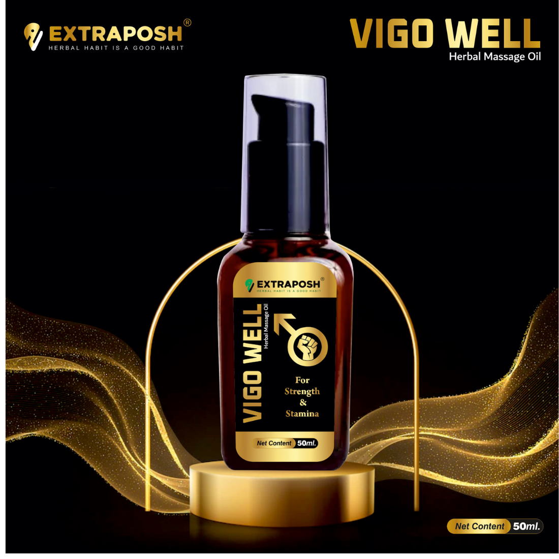 Vigo well OIl  massage oil for men