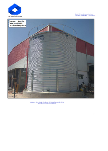 Over Head Tank