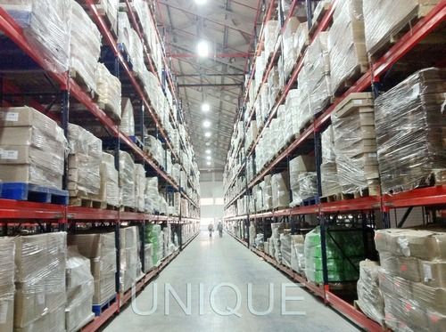 Selective Pallet Racking System - Steel, 10-30 ft Height, Orange | 1000-5000 lbs Load Capacity, Bolt-on Assembly, Multi Tier Design