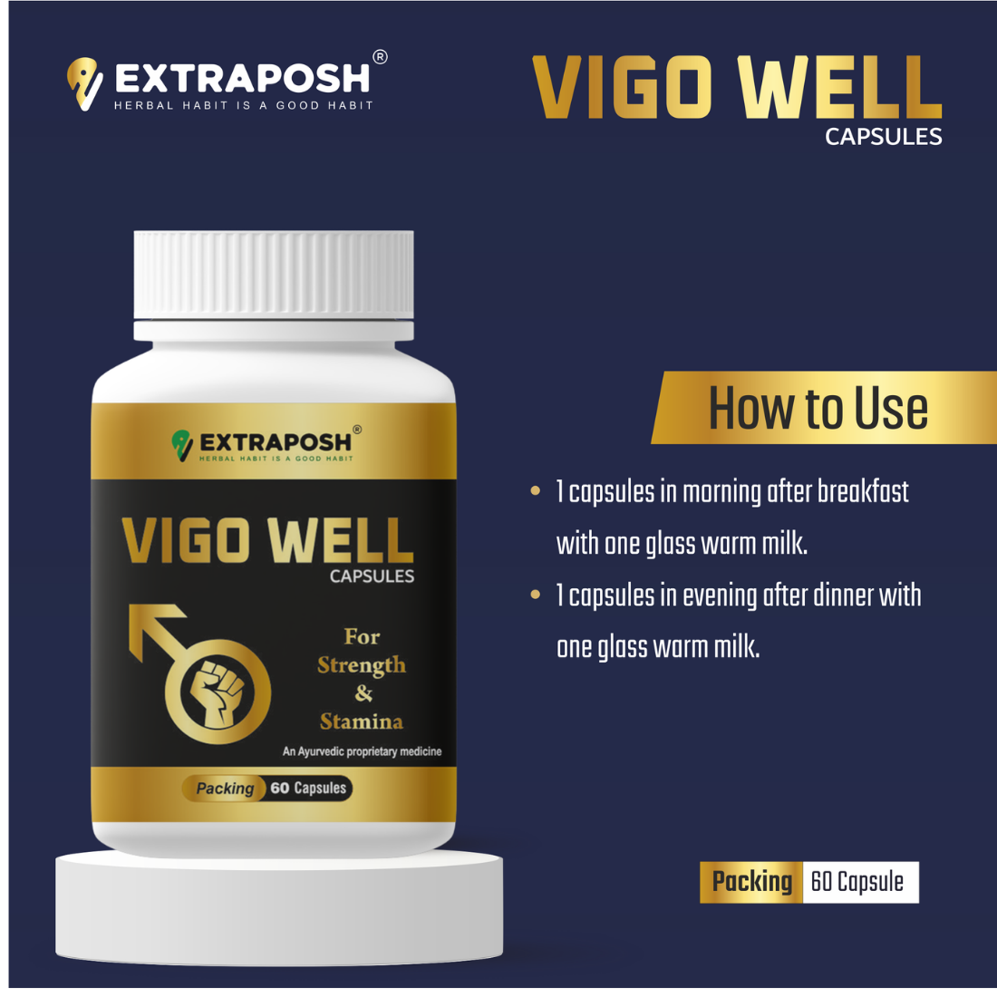 Vigo Well Capsule for Mens