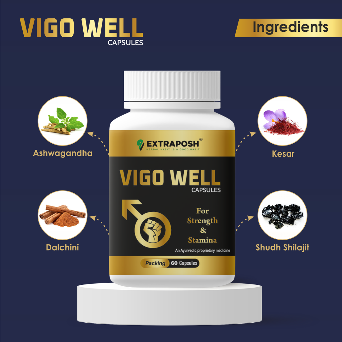 Vigo Well Capsule for Mens