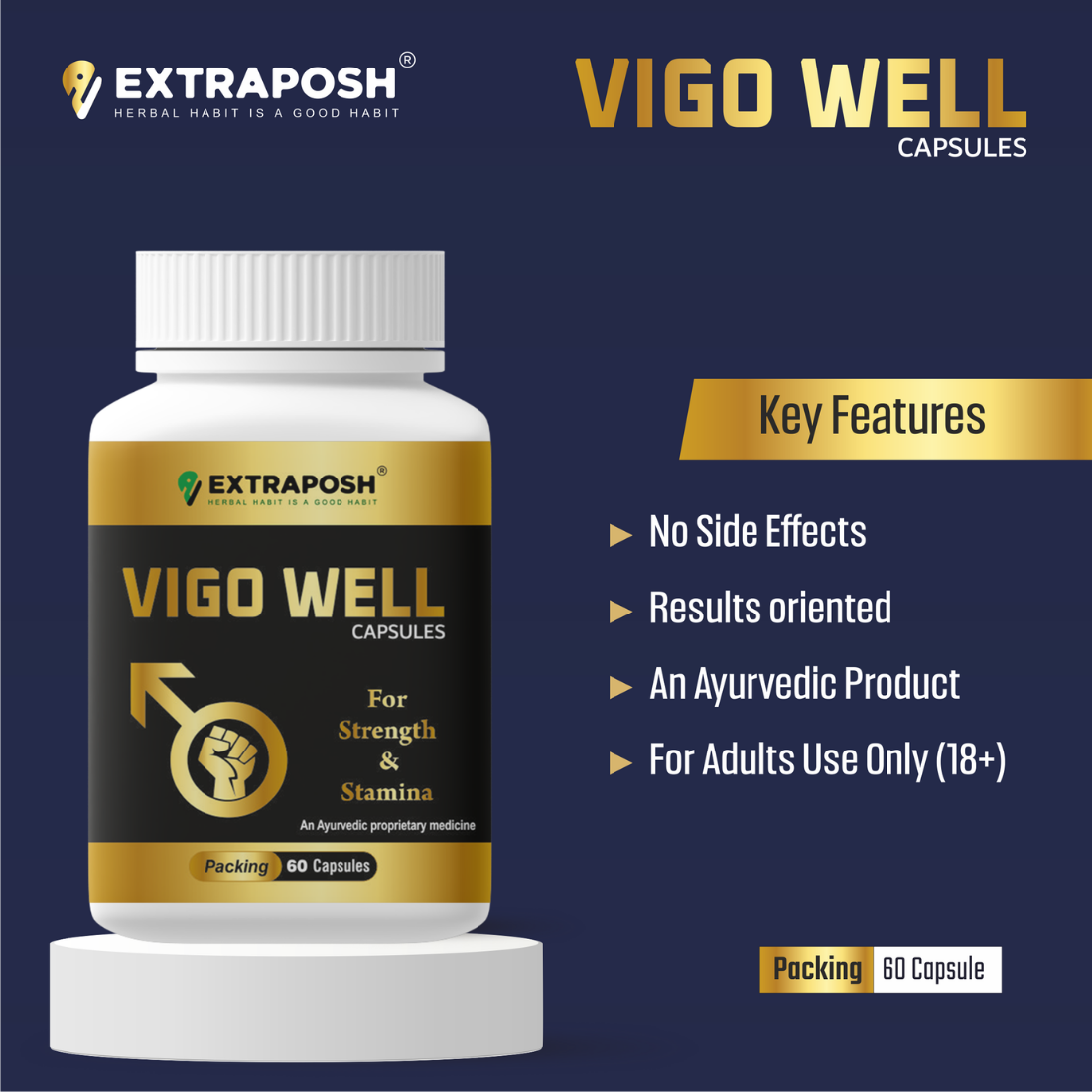Vigo Well Capsule for Mens