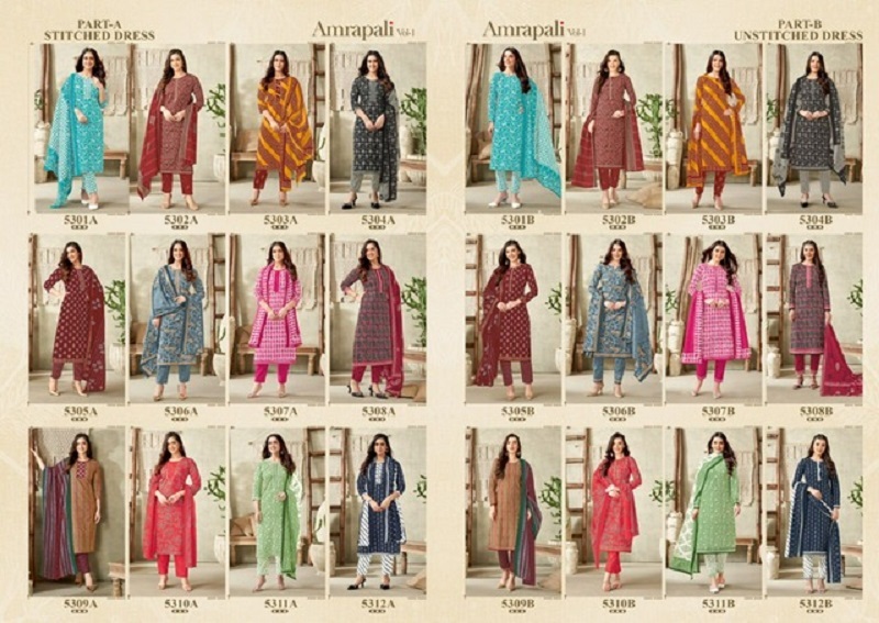 Kala Amarpali Vol-1-Dress Material