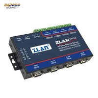 Zlan5443a Serial Device Server With 4xrs232/422/485 - Color: Black