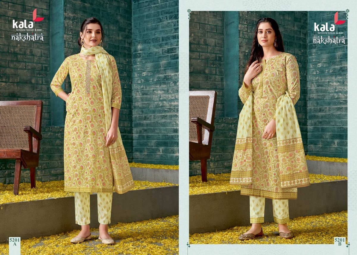 Kala Nakshatra Vol-1 -Kurti Pant With Dupatta