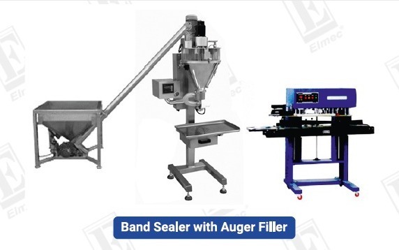 Band sealing machine with Powder Filler