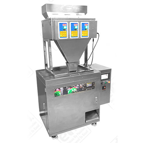 3 Head 100g Particle Feeding Pre-Made Bag Packaging Machine