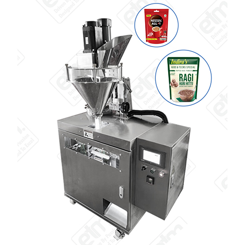 Pre-Made Bag Packaging Machine With Auger Filler For Powder 100G - Application: Industrial
