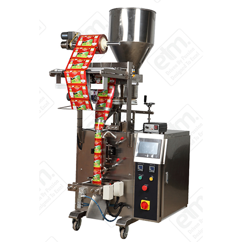 Small Bag Chain Packing Machine For Granules With Cup Filler
