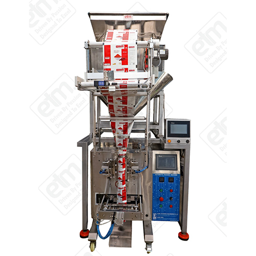 Small Bag Chan Packing Machine For Granules With Weigh Filler