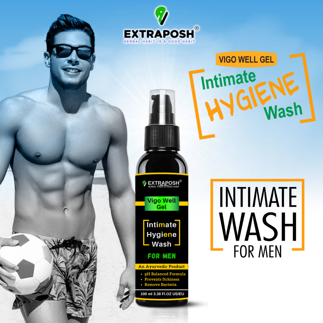Vigo Well Gel intimate wash for men