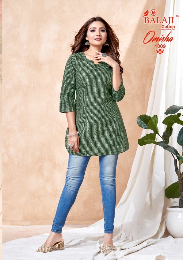 Balaji Omisha Vol-1 -Readymade Short Tops