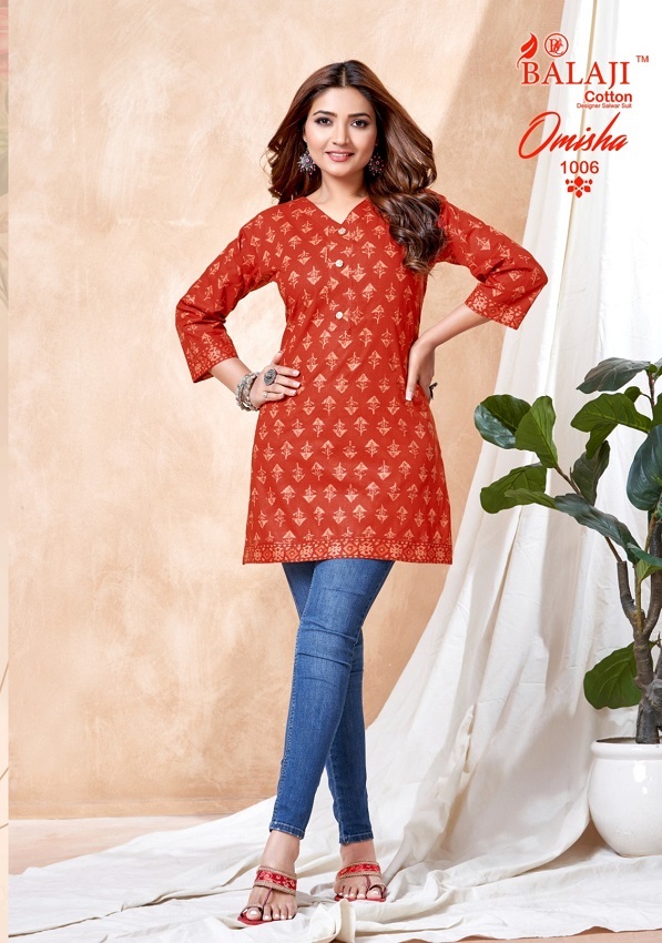 Balaji Omisha Vol-1 -Readymade Short Tops