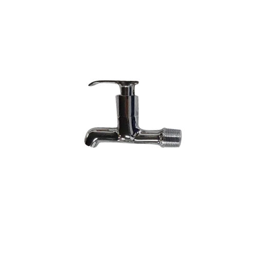 Silver Brass Bathroom Water Tap