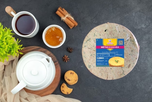 Round Khakhra - 100% Natural Ingredients, Flavorful Indian Spices, Preservative-Free Delight