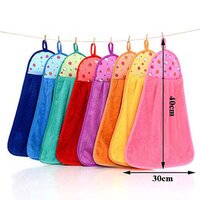 Microfiber Wash Basin Hanging Hand Towel Napkin Microfiber Cloth Cartoon Animal Hanging Dishcloths Kitchen Accessories ( 1pc ) (4920)