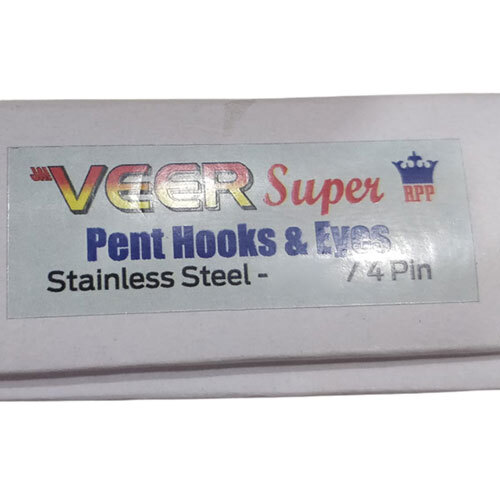 4 Pin Stainless Steel Pent Hook And Eyes