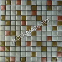 Porcelain Mosaic Tiles - 1 Inch x 1 Inch, 4-5 mm Thickness | Heat Insulation, Non-Slip, Glass Finish