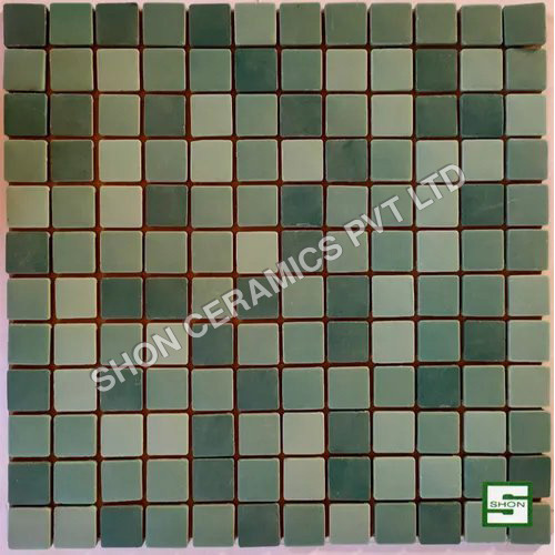 Swimming Pool Tile In Vadodara - Mosaic Material, 2x2 Feet Gloss Finish | Non-Slip, Heat Insulation, Ideal for Exterior Applications